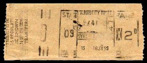 Bus Ticket. Anyone Remember them?