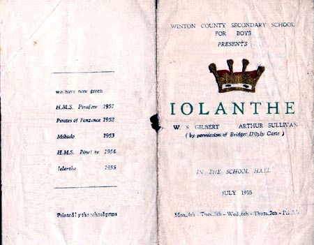 Iolanthe, 1955