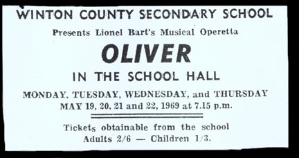 Winton Play, Oliver 1969